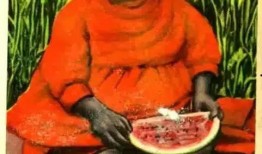 黑人吃瓜漫画,揭示社会现象的幽默讽刺